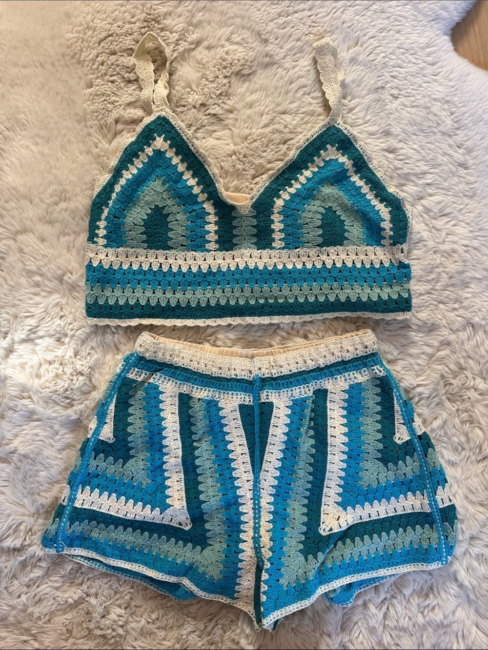 Crochet Short Set